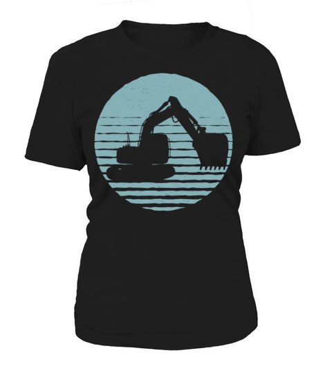Vintage Retro Excavator Women's T-Shirt