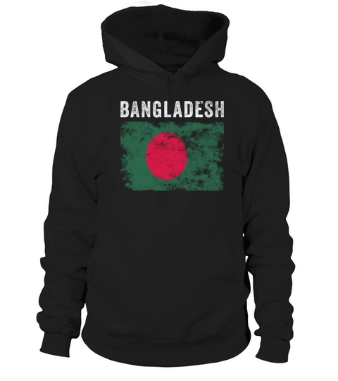 Bangladesh Flag Vintage Bangladeshi Flag Hoodie Unisex