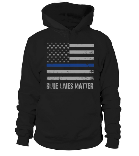 Blue Lives Matter Hoodies Hoodie Unisex