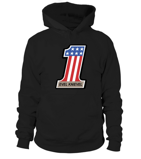 Evel Knievel Logo Hoodie Unisex