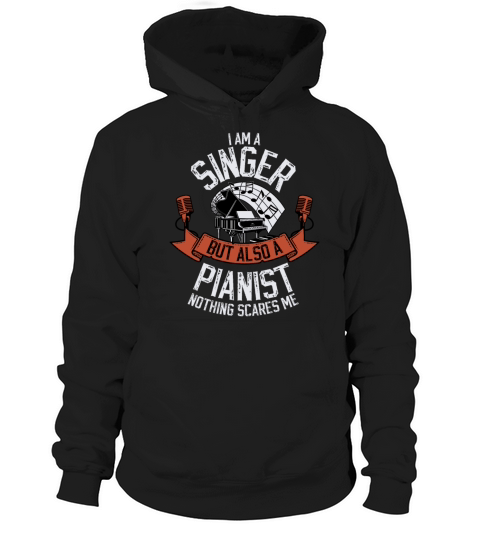gift singer pianist grand piano Hoodie Unisex