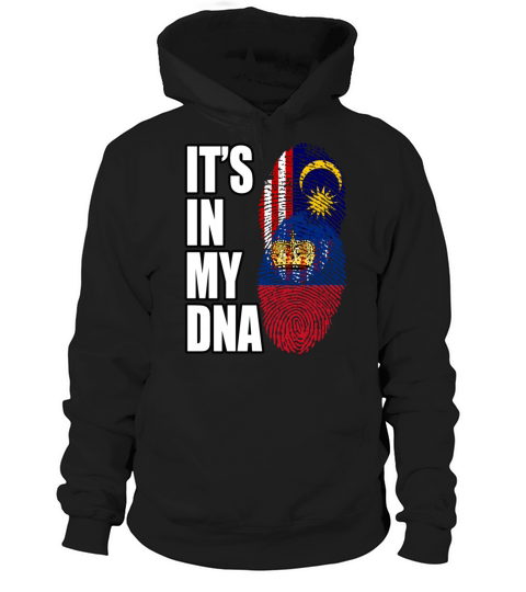 Malaysian And Liechtensteiner Mix Heritage DNA Fla Hoodie Unisex