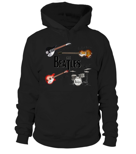 The Beatles Guitars Instrument Signatures shirt Hoodie Unisex