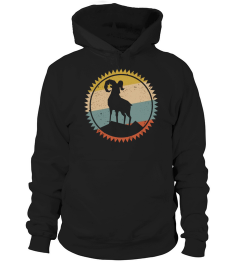 Vintage Big Horn Sheep Hoodie Unisex