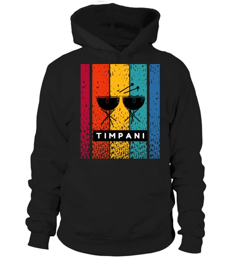 VINTAGE TIMPANI PLAYER MUSIC Hoodie Unisex