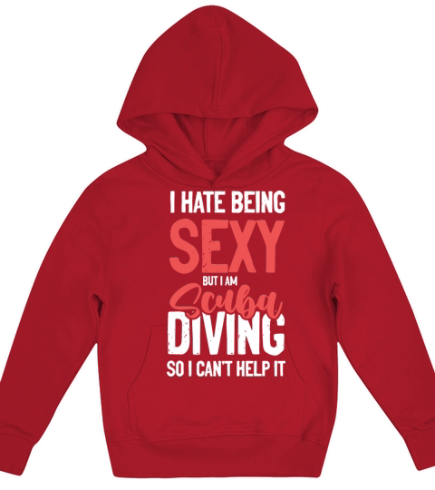 sexy suba diving Kids Hoodie