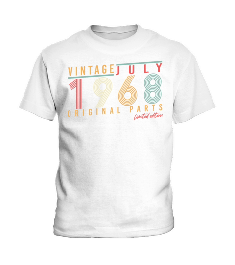 1968 July Limited Edition Kids T-Shirt