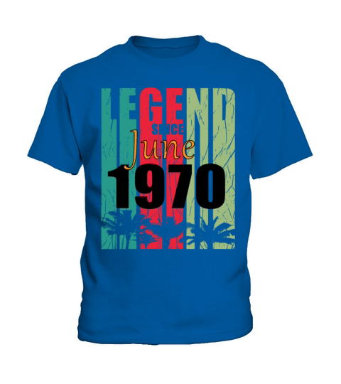1970 vintage born in June gift Kids T-Shirt