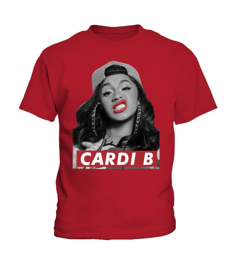 7 year old Cardi B - Ladies Flowy Tank Kids T-Shirt