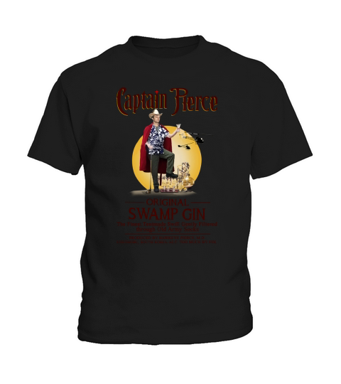 Captain Pierce original swamp gin the Finest Tentmade Swill Gently Kids T-Shirt