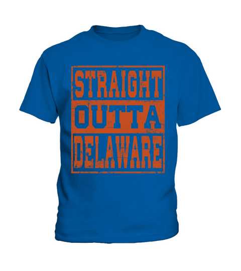Delaware Straight outta Delaware Vintage Kids T-Shirt