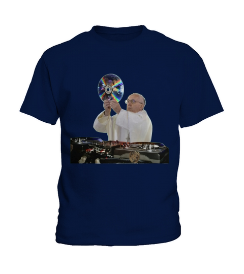 Dj Earth Pope Francis Edm Holy Father Kids T-Shirt
