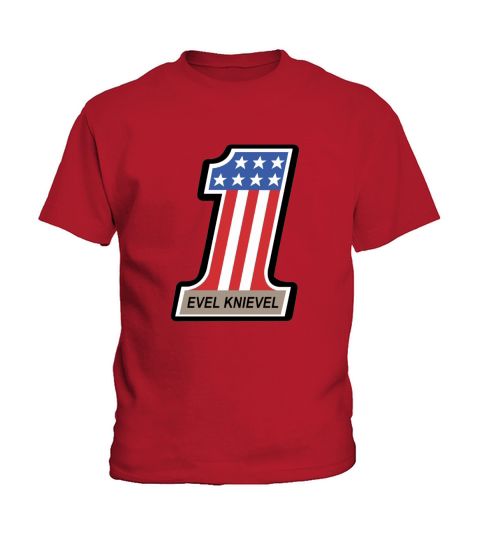 Evel Knievel Logo Kids T-Shirt