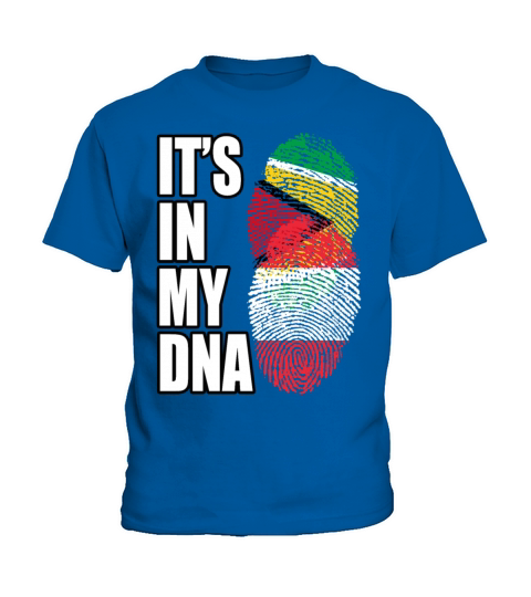 Guyanese And Austrian Mix Heritage DNA Flag Kids T-Shirt