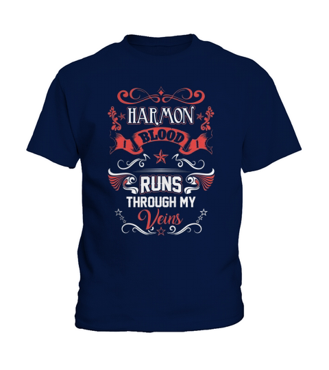 HARMON BLOOD RUNS THROUGH MY VEINS Kids T-Shirt