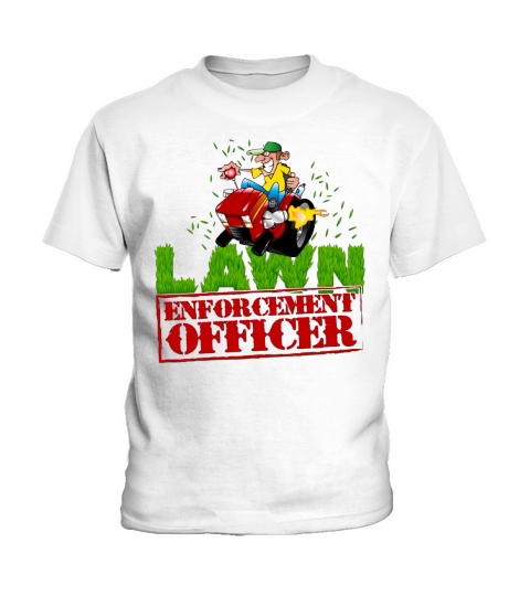 Lawn Enforcement Officer T-Shirt Kids T-Shirt