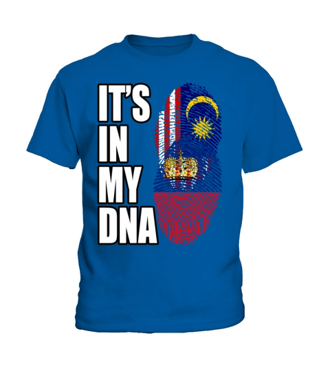 Malaysian And Liechtensteiner Mix Heritage DNA Fla Kids T-Shirt
