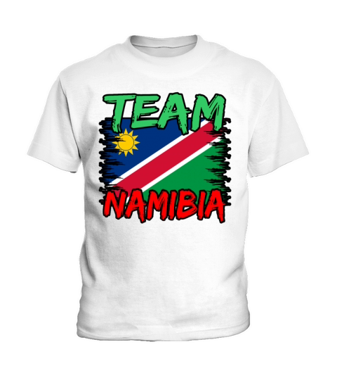 Namibia Flag Vintage Distressed Namibia Kids T-Shirt