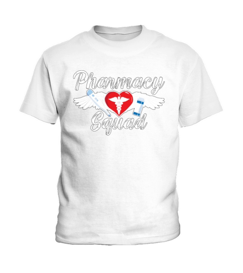 Pharmacy Squad Technician Medicine Tech Pharmacist Kids T-Shirt