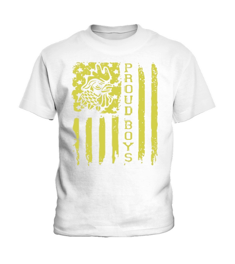 Proud Boys American flag Independence day t-shirt Kids T-Shirt