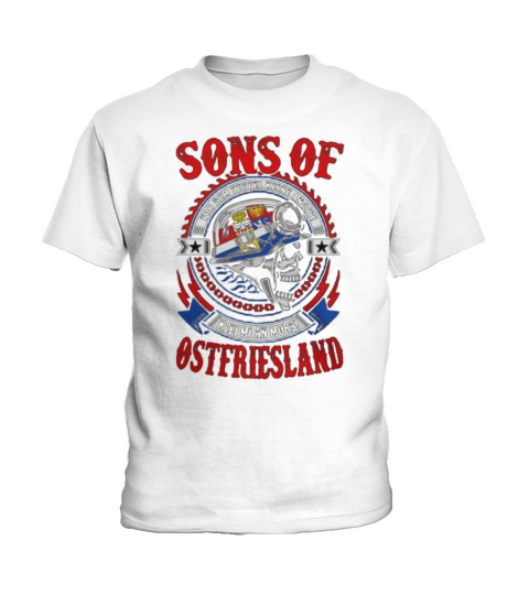 Skull Sons of vor dem teufel keine angst klei mi an mors ostfriesland shirt Kids T-Shirt
