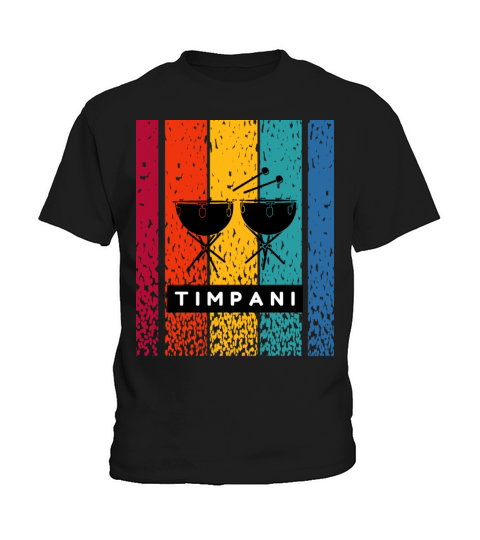 VINTAGE TIMPANI PLAYER MUSIC Kids T-Shirt
