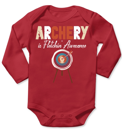 Archery Bow Archer Vintage Target Long Sleeve Baby One-Piece