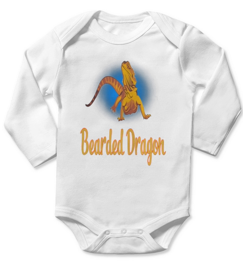 Bearded Dragon Lover Long Sleeve Baby One-Piece