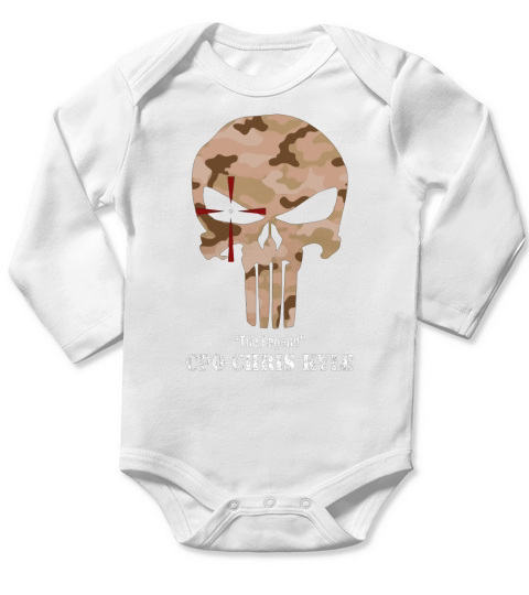 chris kyle T-Shirt Long Sleeve Baby One-Piece