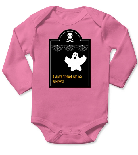 Ghost Long Sleeve Baby One-Piece