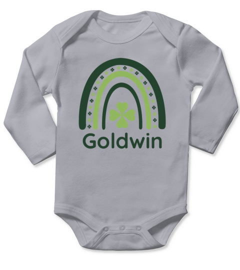 Goldwin Clover Boho Rainbow Long Sleeve Baby One-Piece