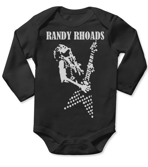 Guitar Legend Randy Rhoads Long Sleeve Baby One-Piece