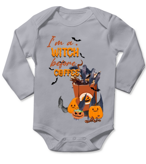 happy halloween Long Sleeve Baby One-Piece