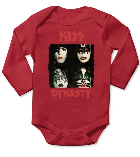 Kiss Dynasty Long Sleeve Baby One-Piece