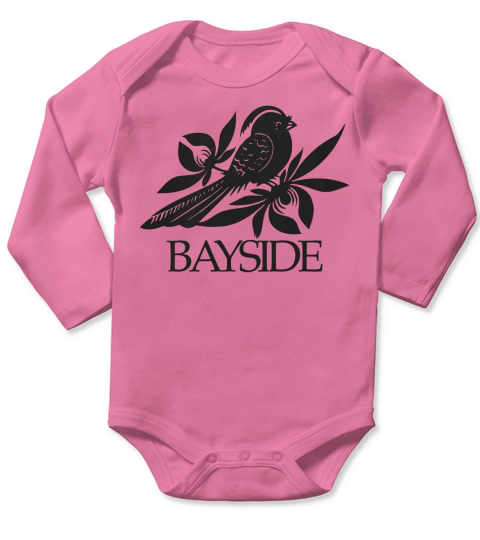 Logo Bayside Band Long Sleeve Baby One-Piece