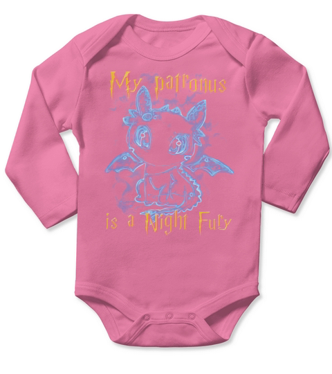 MY PATRONUS IS A NIGHT FURY Long Sleeve Baby One-Piece