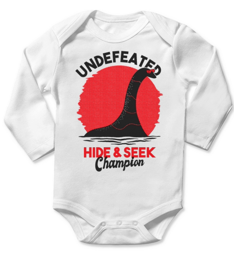 Nessie The Loch Ness Monster Gift Long Sleeve Baby One-Piece