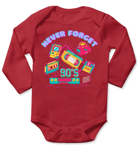 Never Forget Long Sleeve Baby One-Piece