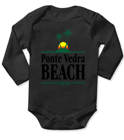 Ponte Vedra Beach Florida T-Shirts Long Sleeve Baby One-Piece