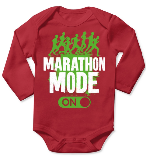 Running Runner Half Marathon Long Sleeve Baby One-Piece