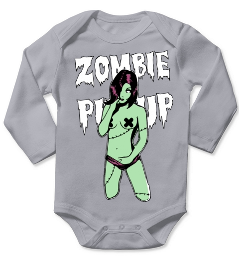 Sexy Zombie Pin Up Long Sleeve Baby One-Piece