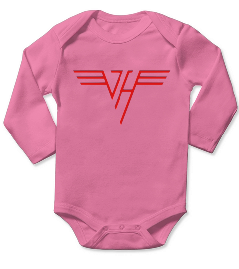 Van Halen - Red T-Shirt Long Sleeve Baby One-Piece