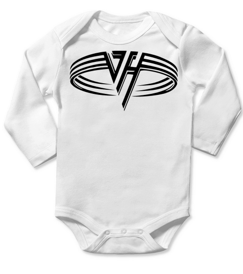 Van Halen Tribute Logo Long Sleeve Baby One-Piece