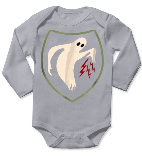 WWII Vintage Ghost Army World War 2 Allied Unit bi Long Sleeve Baby One-Piece