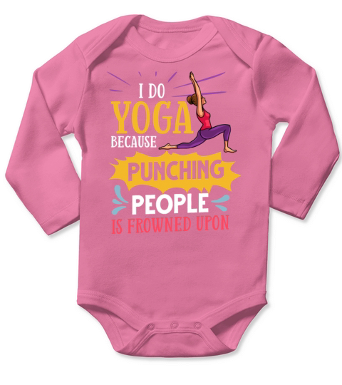 Yoga Unicorn Beginner Workout Quotes Meditation Long Sleeve Baby One-Piece