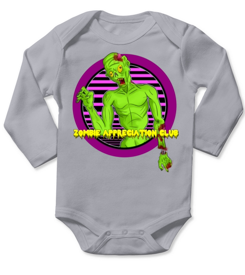 Zombies Long Sleeve Baby One-Piece