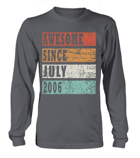 2006 vintage born in June gift Long sleeved Unisex
