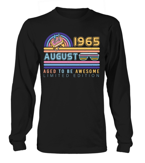 August 1965 Vintage Long sleeved Unisex