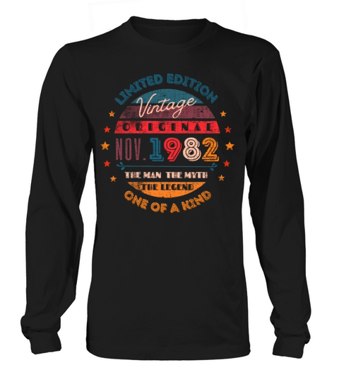 Birthday November 1982 Long sleeved Unisex