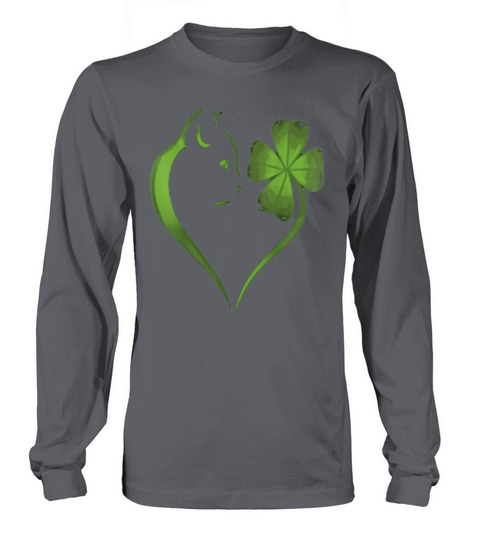 Clover Shamrock Cat Long sleeved Unisex